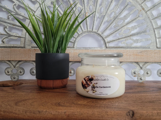Vanilla Cardamom 10 oz. double wick soy candle