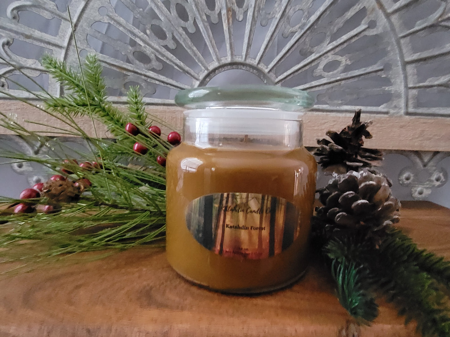 Katahdin Forest 18 oz. single wick soy candle