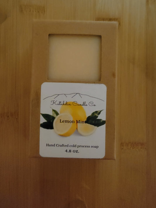 Lemon Mint Cold Process Soap